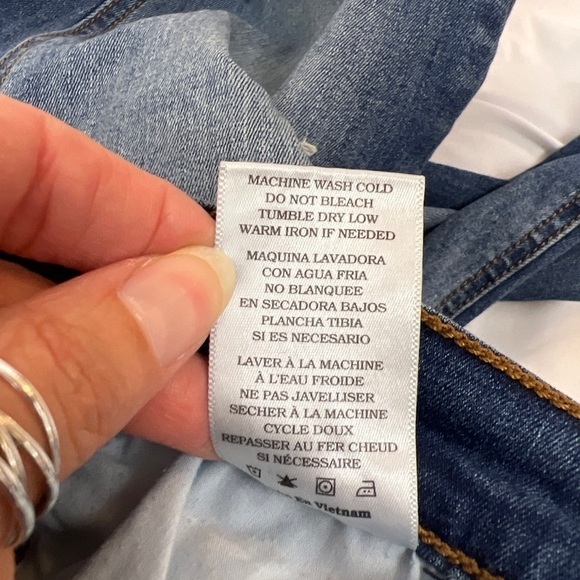 KanCan Distressed Twisted Seam Skinny Blue Jeans - Picture 8 of 8